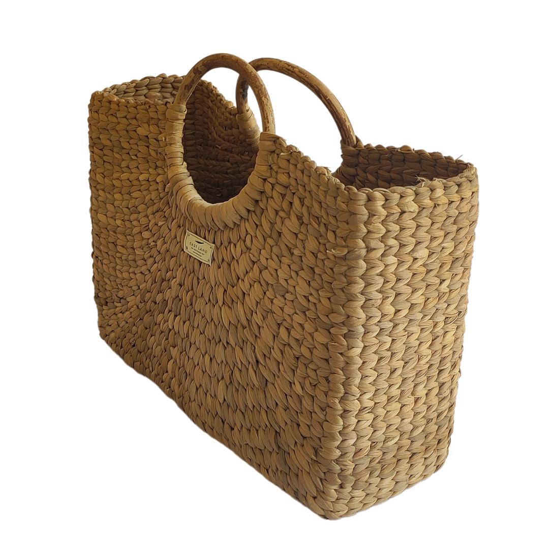 Wholesale Low Price Beach Bag Water Hyacinth Handbag Straw Tote Bag Rattan  Bag - चीन Lady Bag यह है Ladies Bag कीमत