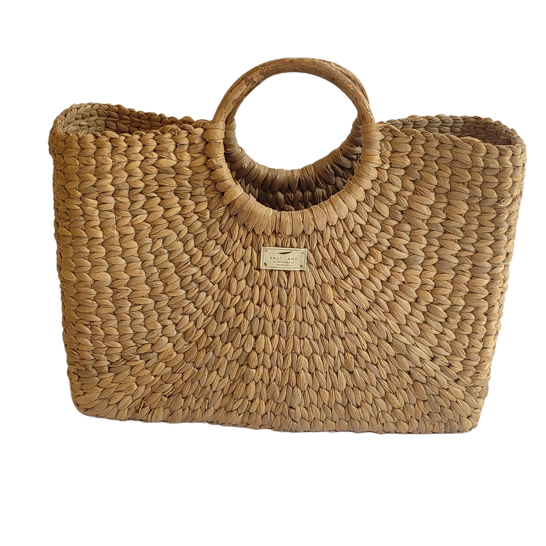 Water Hyacinth Tote Hand Woven in Bali FREE shipping – STANDPOINTAMERICA
